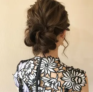 ロング カラー ヘアアレンジ Aloa透明感ヘア ♡kanami♡のヘアスタイル