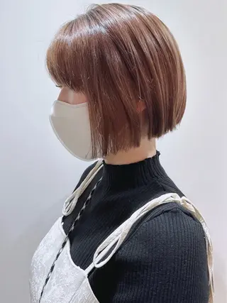 ショート モリオフロムロンドン原宿本店所属・ショート/ボブ/ハイ トーン/Nanahaのヘアスタイル