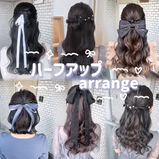 ヘアアレンジ 参列♡デートゆるふわ ヘアメイク🎀みゆうのヘアスタイル