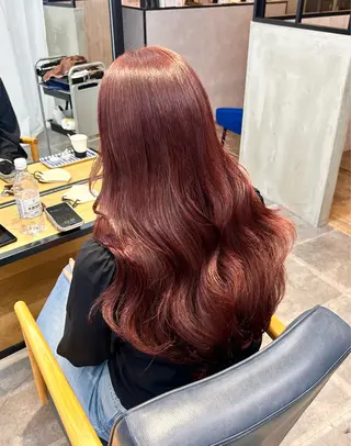 ロング カラー 韓国×髪質改善カラー 💎hinaのヘアスタイル