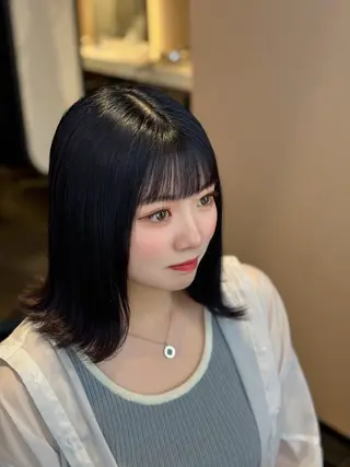 ミディアム カラー ✨髪質改善×レイヤー ボブカットきり✨のヘアスタイル