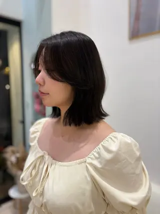 ミディアム カラー カラーモデル募集/ 平尾ひよりのヘアスタイル