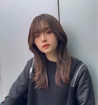 セミロング 🌫️大人韓国ヘア 🌫️naoyaのヘアスタイル