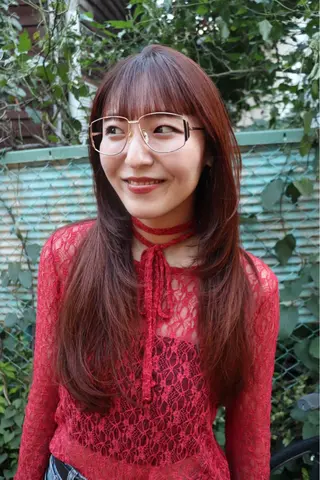 ロング カラー ヘアアレンジ @kyoniyy KYONIのヘアスタイル