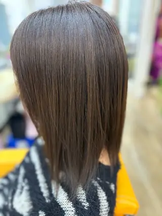 ミディアム カラー ブレイブシザー所属・メンズ専門美容師 稲田 圭翔のヘアスタイル