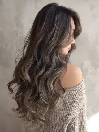 セミロング カラー 池袋/カラー特化🎨 ロング料金なし🩵のヘアスタイル