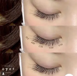 マツエク・マツパ eyeplus  sante所属・eye+ sante meiのマツエク・マツパデザイン