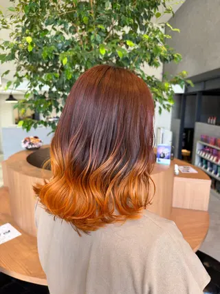 ミディアム カラー ayaka |トレンドヘアのヘアスタイル