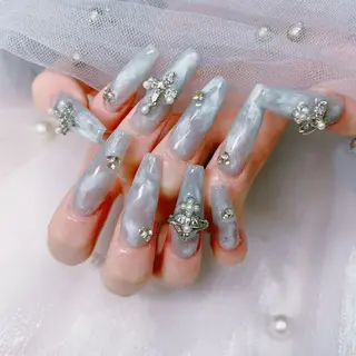 ネイル Snow nail  ❄️Salon 💕のネイルデザイン