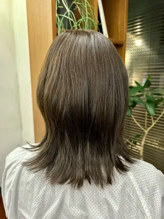 ミディアム カラー bAteAu所属・💎透明感カラー💎 bAteAu あまねのヘアスタイル