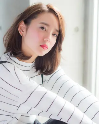 ミディアム clan五反田所属・髪質改善、縮毛矯正 店長浅野太郎のヘアスタイル