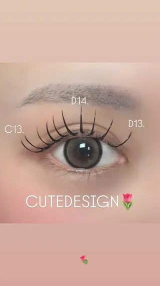 マツエク・マツパ Seek mahaのマツエク・マツパデザイン