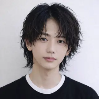 メンズ 表参道フェザーパーマ ニュアンスパーマのヘアスタイル