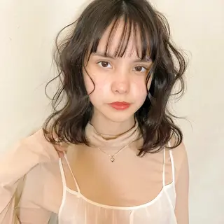 ミディアム メンズ🍃ナチュラル 韓国風ヘアRENのヘアスタイル