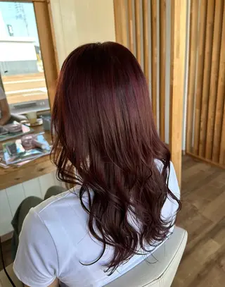 セミロング カラー Hair Resort ALL BLue所属・細貝 舞利のヘアスタイル