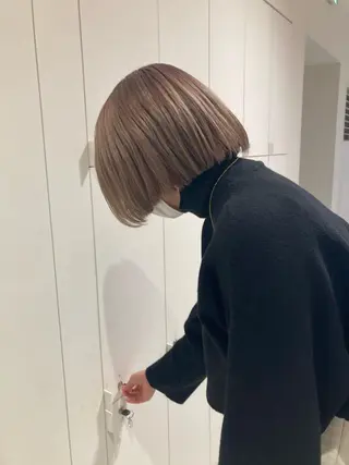 ショート カラー 透明感カラー🫧 nanohaのヘアスタイル