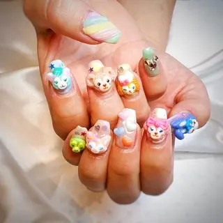 ネイル hair&nail ROOTS所属・ﾍｱﾒｲｸ&ﾈｲﾙ ♥️Azuのネイルデザイン