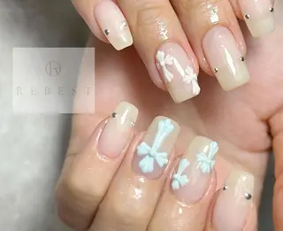 ネイル ❤️💛REBEST 京橋　nailのネイルデザイン