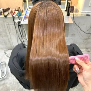 ロング ボブ/くびれボブ/ 髪質改善/Ru-kaのヘアスタイル