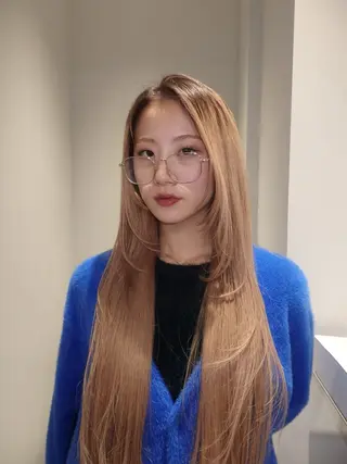 ロング 表参道 透明感カラー kanako✧*｡のヘアスタイル