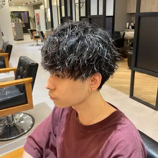 パーマ メンズ L.E.M泉中央店長 小野寺優斗のヘアスタイル