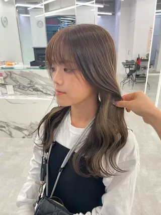 ロング カラー ヘアアレンジ 【Sweep】おじま のぞみのヘアスタイル