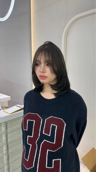 カラー ANN GAGAのヘアスタイル