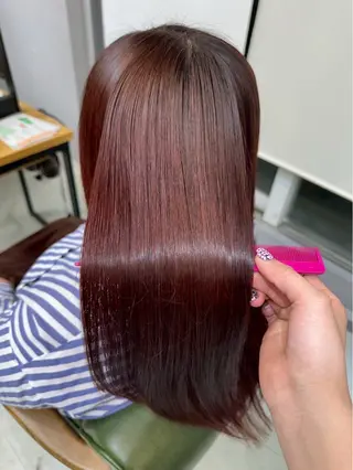 ロング 市川 陽菜のヘアスタイル