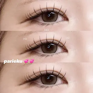 マツエク・マツパ Mell Yuuna ♡パリエク /束感のマツエク・マツパデザイン