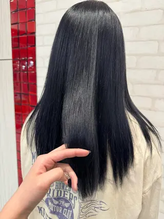 ロング 松尾 怜奈のヘアスタイル