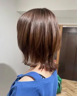 ミディアム 韓国レイヤー/ショー ト/nodokaのヘアスタイル