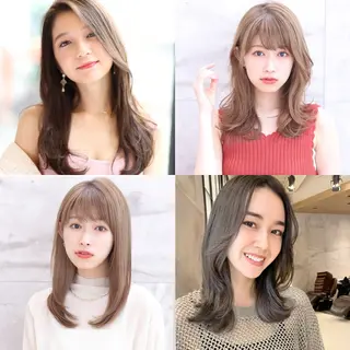 ミディアム ショートボブ/ 無料カット/荒砂のヘアスタイル