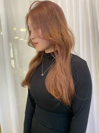 セミロング カラー Pia/KIRIA /福岡美容室のヘアスタイル