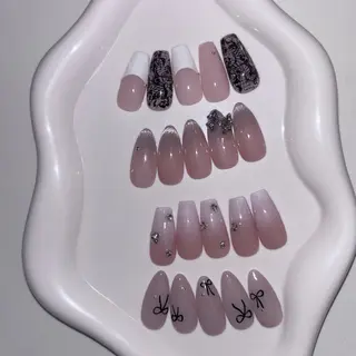 ネイル 🩶韓国/ワンホン myu🩶のネイルデザイン