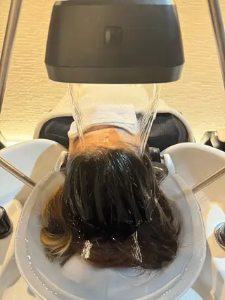 ロング カラー パーマ メンズ ヘッドスパ 山本🌻のヘアスタイル