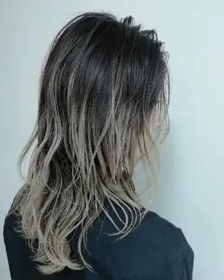 カラー セミロング 髪質改善/レイヤー Chere狭山のヘアスタイル