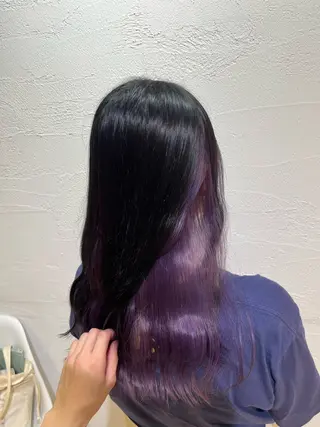 ロング メイク/ケアカラー 🐬HIKARU🐬のヘアスタイル