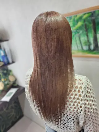 ロング カラー Dr's Salon LAB所属・小島　崇義 ブリーチお任せ下さいのヘアスタイル