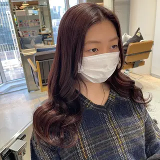 ロング カラー nameless miichiのヘアスタイル