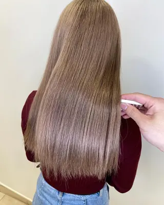 ロング カラー ハイトーン/ウルフ /レイヤー/坂野幸伸のヘアスタイル