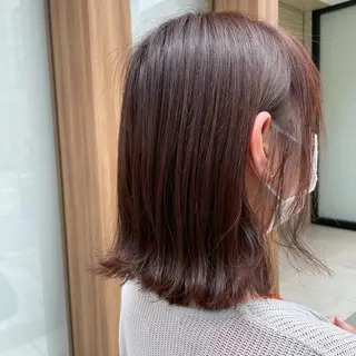 ミディアム grace by happiness所属・艶髪/巻ける縮毛矯正 /髪質改善naoのヘアスタイル