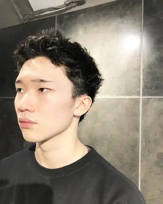 ヘアアレンジ メンズ ainico+所属・メンズ特化✂️栗原 侑也のヘアスタイル