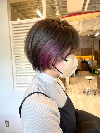 ショート カラー 【店長】大根 亮太のヘアスタイル
