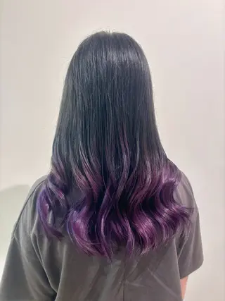 ロング カラー 古川 琴美のヘアスタイル