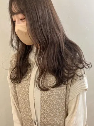 セミロング 似合わせカット🌈 菊地大河のヘアスタイル