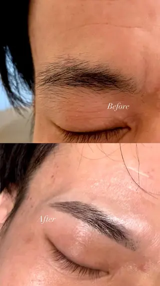 メンズ アイブロウ be/ yui🫧✨のマツエク・マツパデザイン