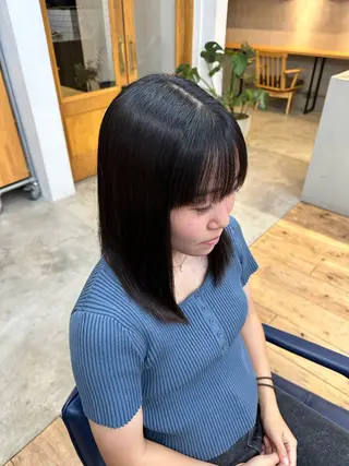 ミディアム Lana hair salon 刈谷所属・縮毛矯正＆髪質改善 特化/ゆいのヘアスタイル