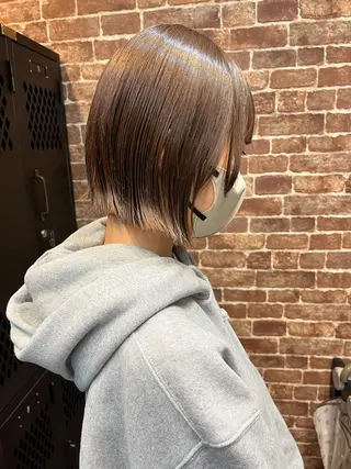 ミディアム カラー パーマ ヘアアレンジ メンズ キッズ ネイル マツエク・マツパ アイブロウ times salon名駅所属・久木原 ゆりのヘアスタイル