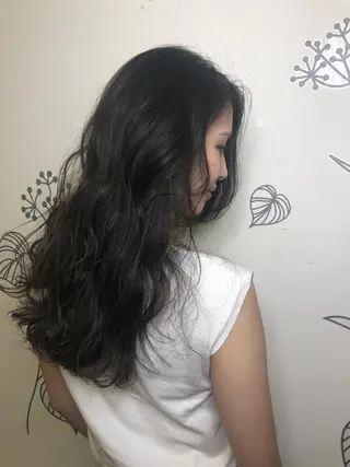 ロング カラー 大嶋 伸吾のヘアスタイル