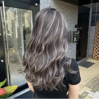 ロング カラー ✨レイヤーカット 海外ヘア/原宿✨のヘアスタイル